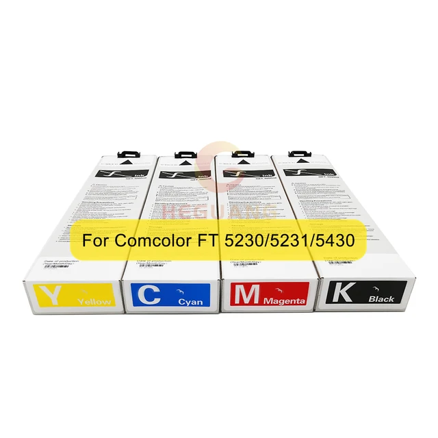 Non clogging inkjet head risos comcolor FT 5230 FT5231 FT5430 FT1430 FT5000 FT2430 printer 1430R 5430R 5231R compatible ink