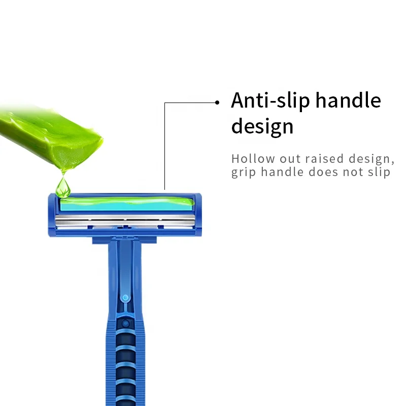 Безопасная бритва для тела, одноразовая бритва с двойным лезвием для путешествий