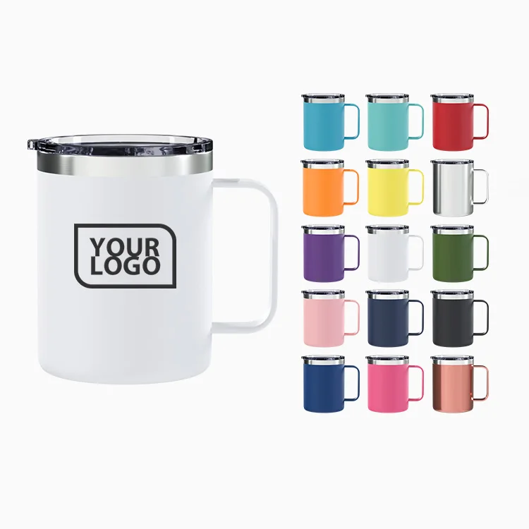 Кружка для кофе из нержавеющей стали с вакуумной изоляцией, 12 унций