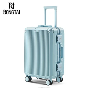 Hot Sale Unisex Modern 4pcs Big Capacity Light Weight Durable PC Luggage Bag Spinner Caster Custom Logo Travel Suitcase Set
