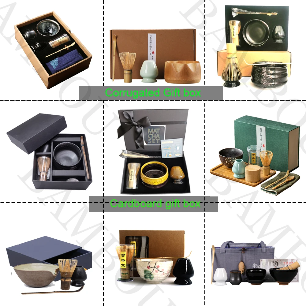 Wholesale Matcha Tea Set,Customizable Box Green Tea Ceremony Maker Kit