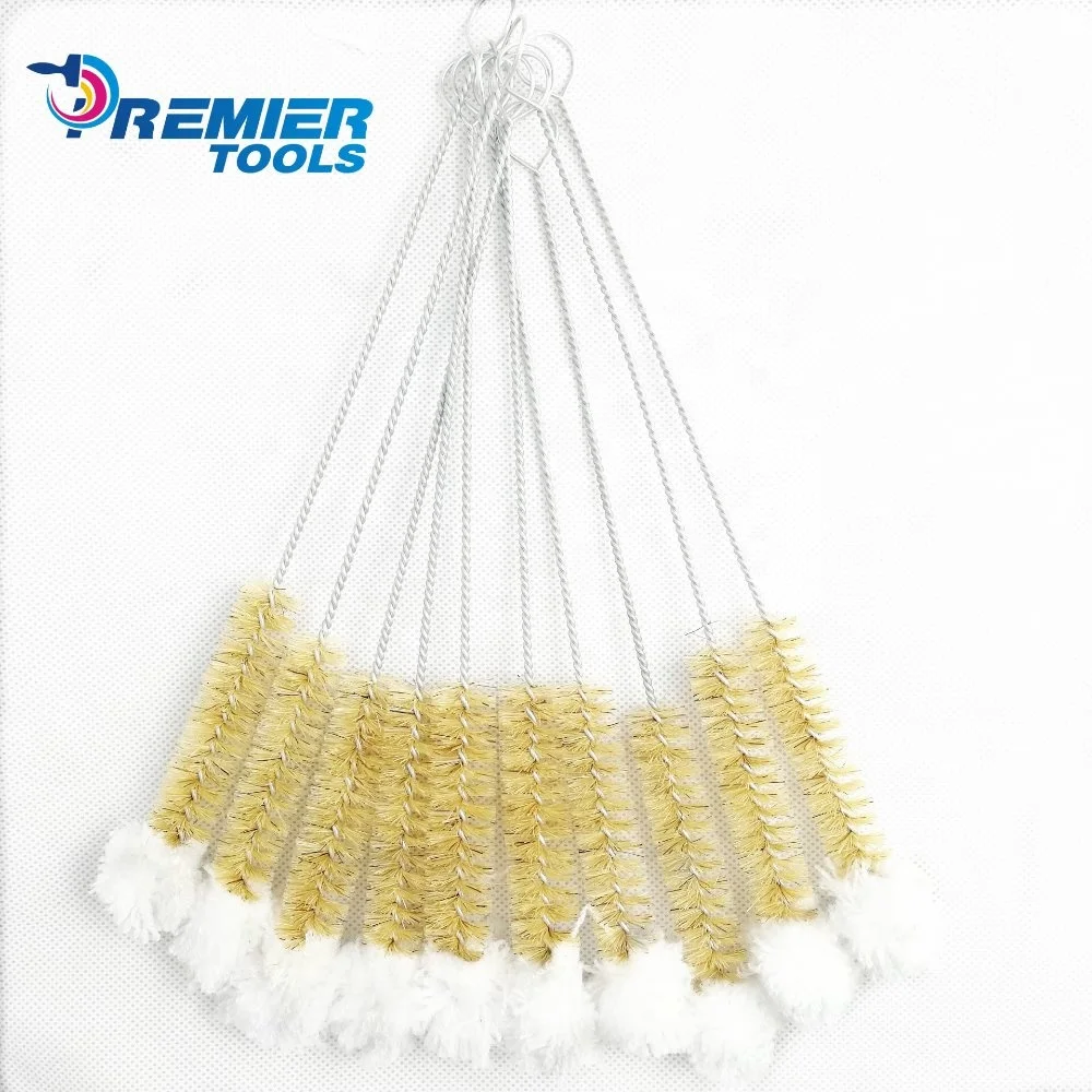 Factory supply pig bristle brush test tube brush  bottle  cleaning brush