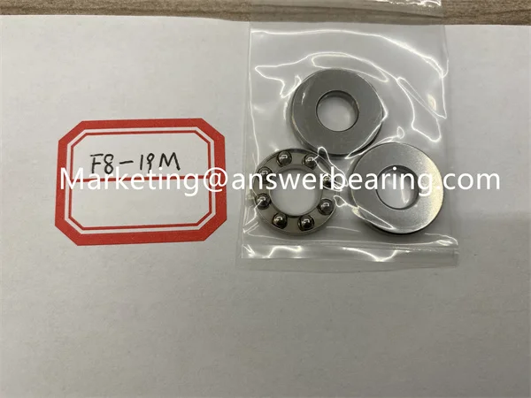Cuscinetto Assiale A Sfere F9-20M – 2 Pezzi In Acciaio Cromato 9x20x7 Mm Per Macchine Utensili