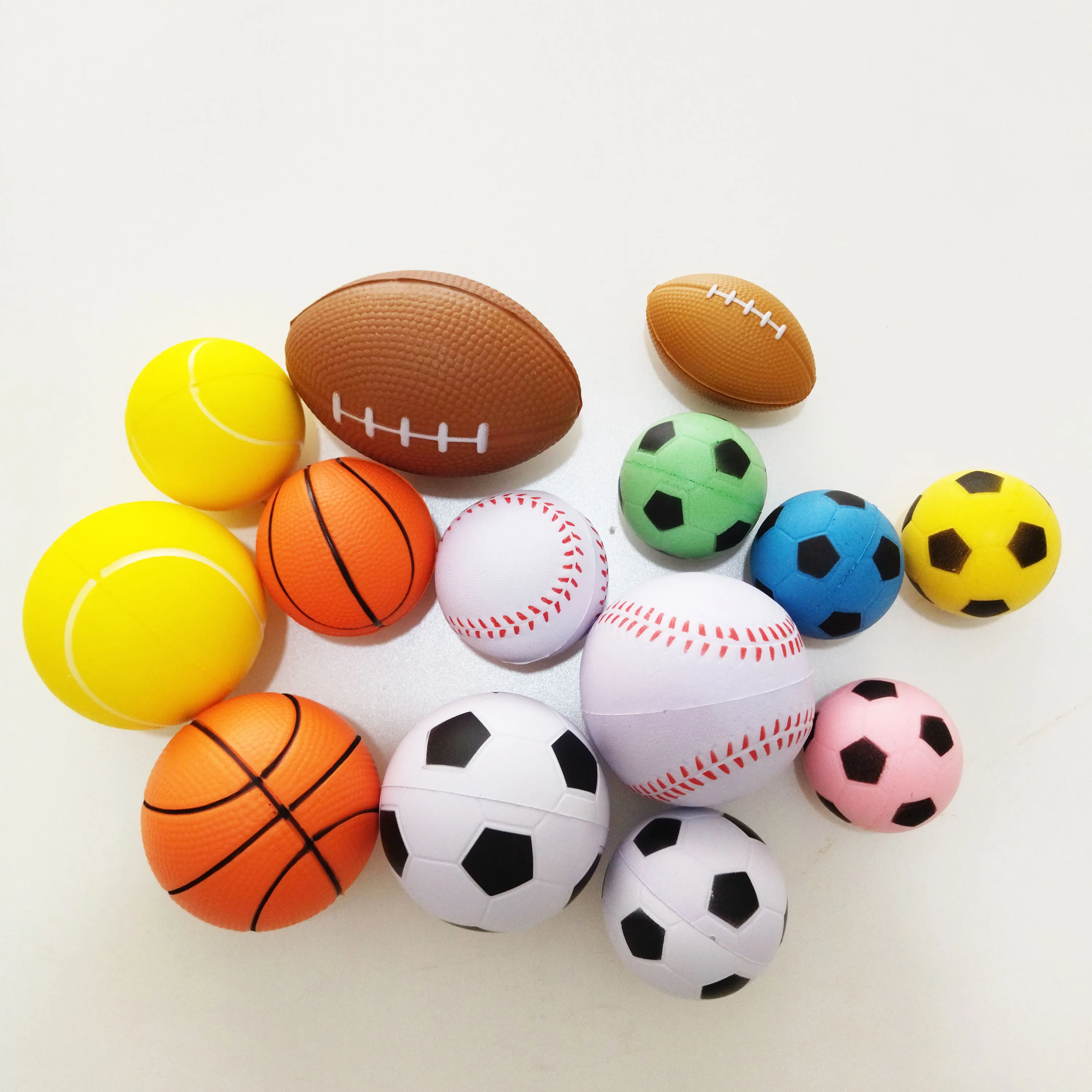 Custom Logo Pu Foam Anti Stress Toy Ball Fun Comfort