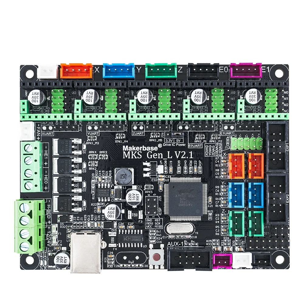 MKS Gen L - A4988 Stepper Configuration - YouTube
