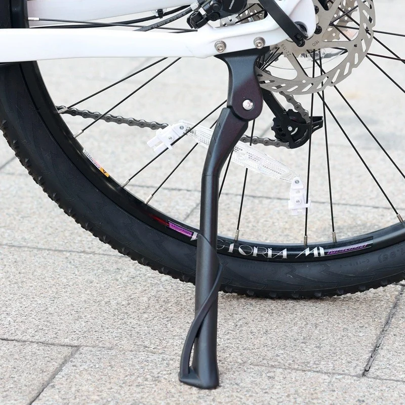 IRONDONKEY Adjustable Bicycle Kickstand Electric Vehicle Stand with Foot Brace Bike Accessories for Road Bike Parking