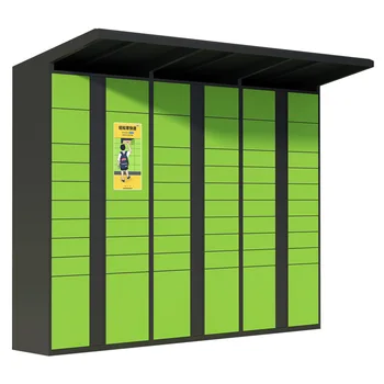 Smart Outdoor Locker Master Locker Intelligent Parcel Locker Galvanized Steel Plate Outdoor Express Cabinet