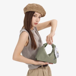 NOXXON Mobile Sling Bags Solid Color Casual Single Shoulder Bag Aesthetic Belt Sling Bags Nylon Shoulder Bga for Girls