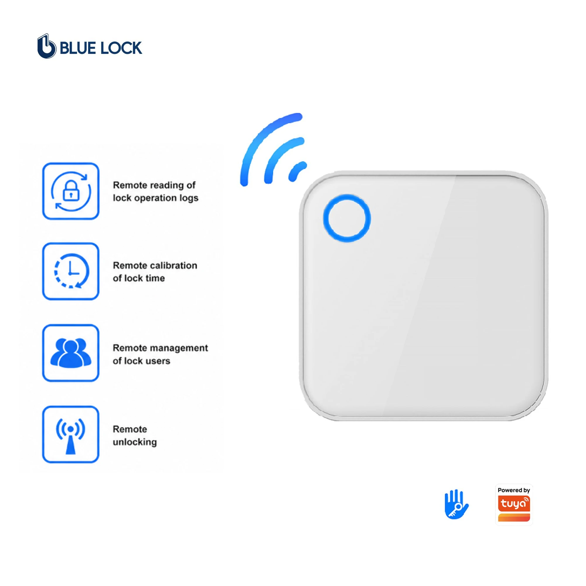 Bluelock TTLOCK G5 Smart Matter Gateway Remote Control Unlock Wireless BLE Wifi for Home Security Support Real-Time Monitoring