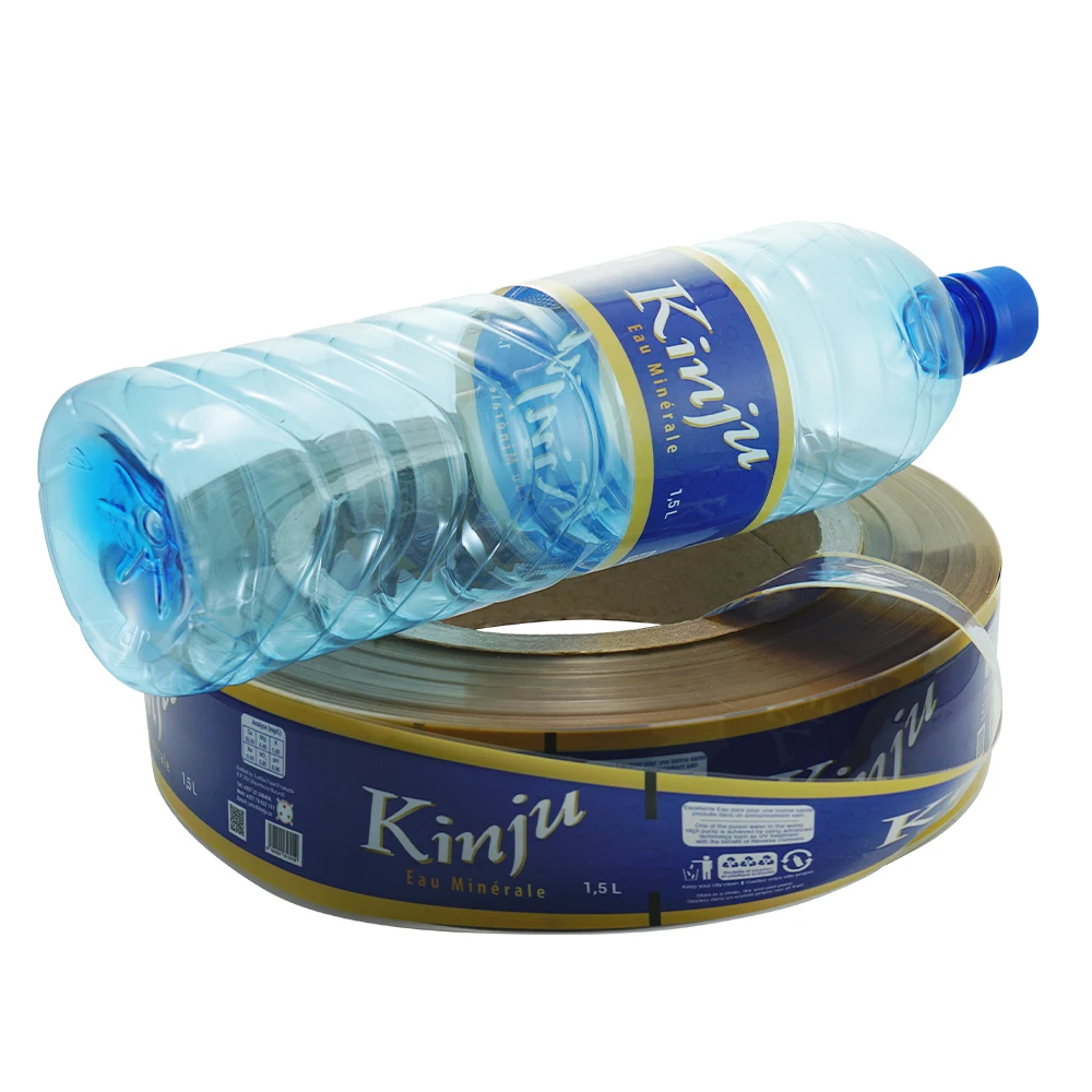 On Selling Premium Waterproof Adhesive OPP Label with Strong Sticky Backing for Mineral Water Food Packaging and Bottle Branding