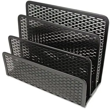 Настольный органайзер для электронной почты, маленькие держатели для файлов, органайзер для писем, металлический сетчатый органайзер для документов/папок/бумажный органайзер для рабочего стола