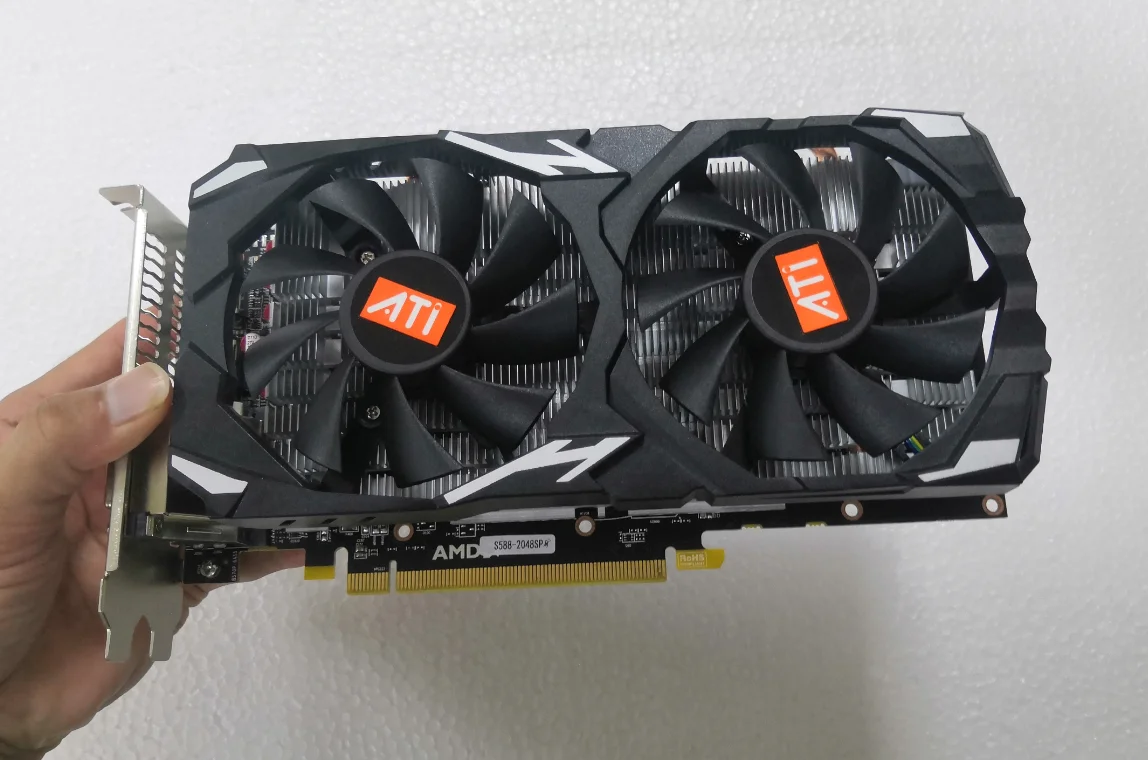 Grafikkarte Rx 580 8gb Ati-band Normale Gpu-karte Amd Rx580 8gb ...