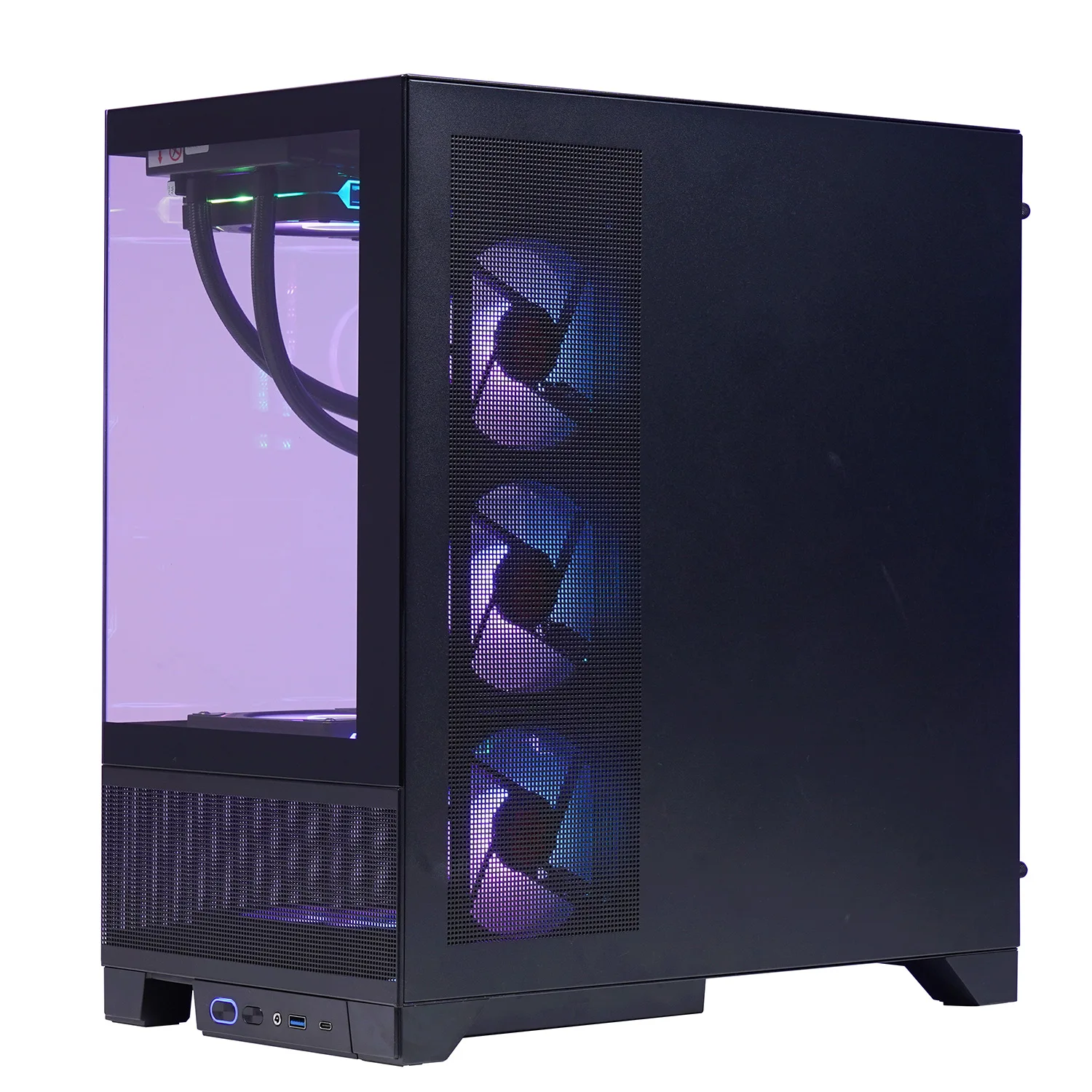 Factory New Model Gaming Computer Case Tempered Glass Full Tower ATX Computer Cabinet PWM ARGB Fan 360mm RAD Gaming Pc Case