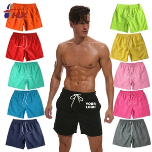 Custom 100% Polyester Beach Shorts Men Surfing Board Short Swimwear Quick Dry Swimming Shorts Swim Trunks