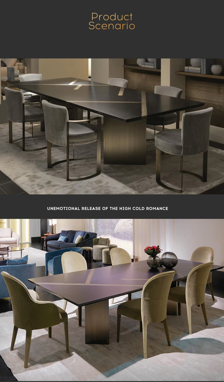 Nordic Solid Wood Island Dining Table Integrated Light Luxury Modern ...