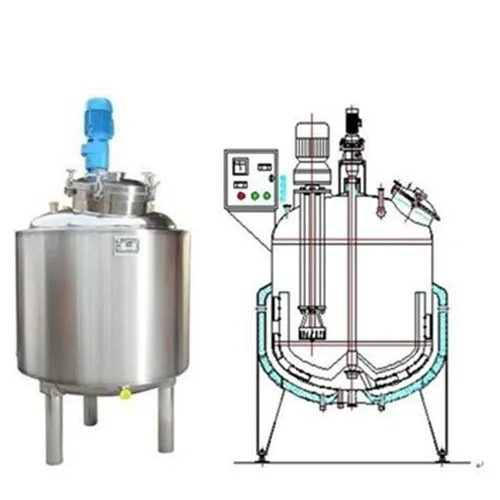 Stainless Steel Vacuum Emulsifying Mixer Lotion Shampoo Cream Cosmetics Mixing tank with Agitator