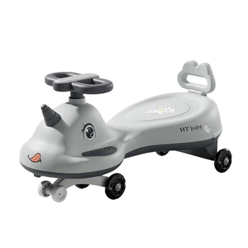 Voiture à Bascule Pour Enfants "Twist & Wiggle" - Jouet à Enfourcher, Roues Silencieuses, Capacité 120 Kg - Dès 3 Ans