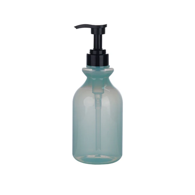 Flacone di disinfettante per le mani con lavaggio gratuito e disinfezione a spalla rotonda da 300 ml, 500 ml Flacone di lozione in plastica Flacone di gel doccia per shampoo