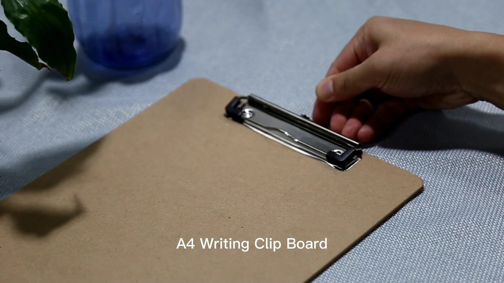 Handheld Melamine Butterfly Stationery Clip Whiteboard A4 Mdf Wooden