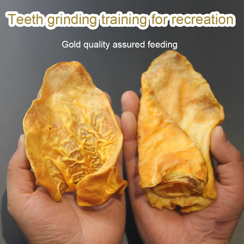 Evernew Organic 100% Air-Dried Cow Ears Interactive Natural Dog Chews Pet Food Treats From China