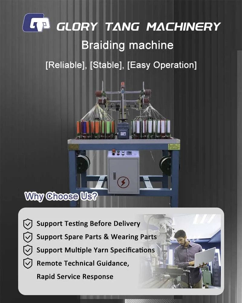 Hot Sale Braiding Machine 24 Spindle Stainless Steel Braided Flex Automatic Shoelace Braiding Machine Cord Rope Knitting Machine