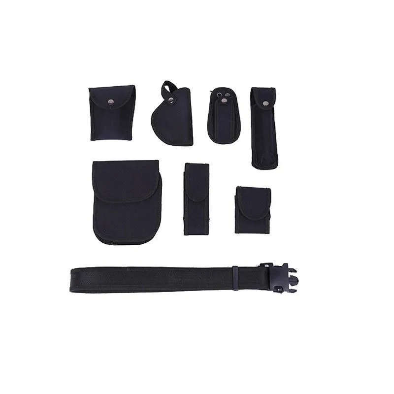 Mountaineering High Density Material Outdoor Sports Equipment Hunting Practical Tactical Belt with Pouches Tactical Belt