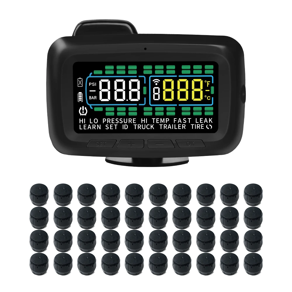 TPMS Wireless Per Auto - Monitor Pressione Pneumatici Con 4 Sensori E Display LCD - Foto 3
