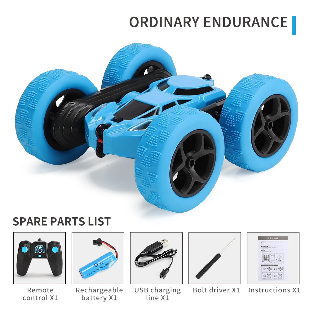 Plastic Cool Light Music Two-way Mini Racing Kids Remote Control Toys RC  Car New Electric Remote Control