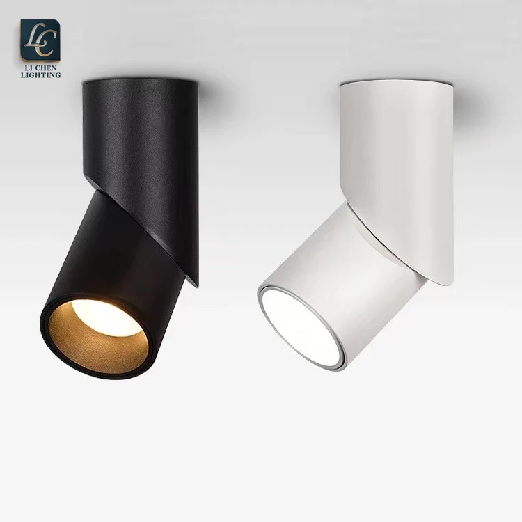 LC1029 High Quality Dimmable COB LED Ceiling Light Downlight Spotlight Round Anti Glare LED Spot Light