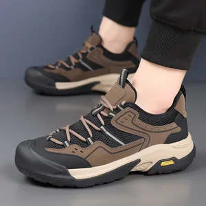 Steel Toe Safety Shoes OEM/ODM Fly Woven Fabric UConstruction Site Lightweight Safety Shoes Men