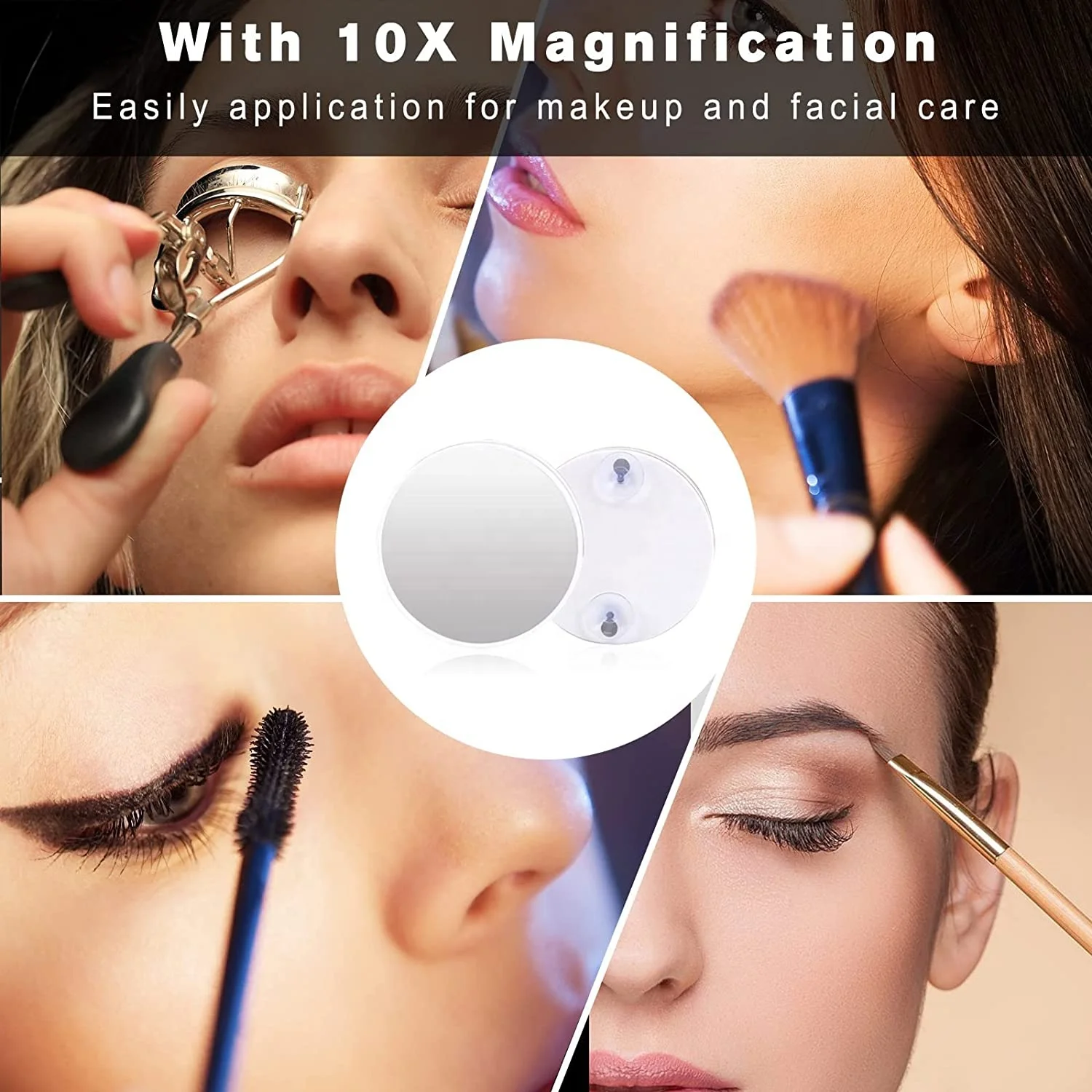 Голливудское зеркало для туалетного столика с подсветкой, большое зеркало для макияжа для настольной спальни