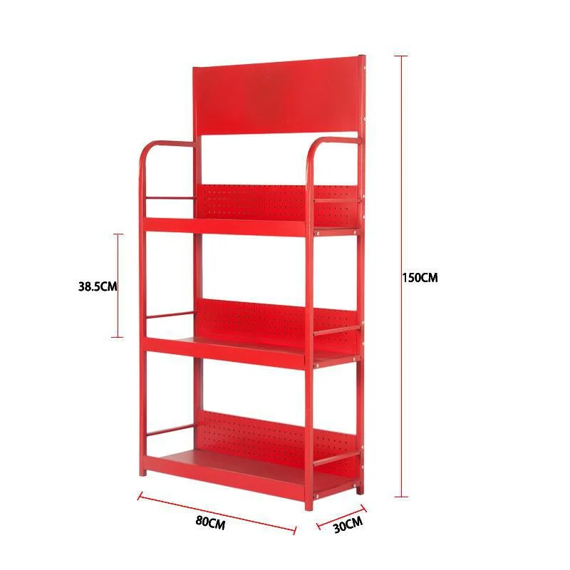 Supermarket Rack with Custom Logo Snack Display Rack for Grocery Retail Store Metal Storage Stand Shop Furniture