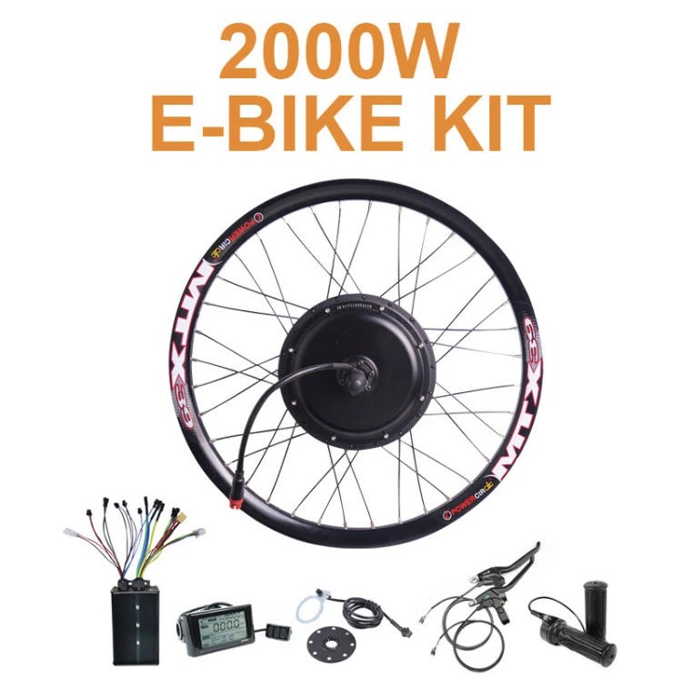 2000W Ebike Conversion Kit - 48V to 60V Hub Motor Power