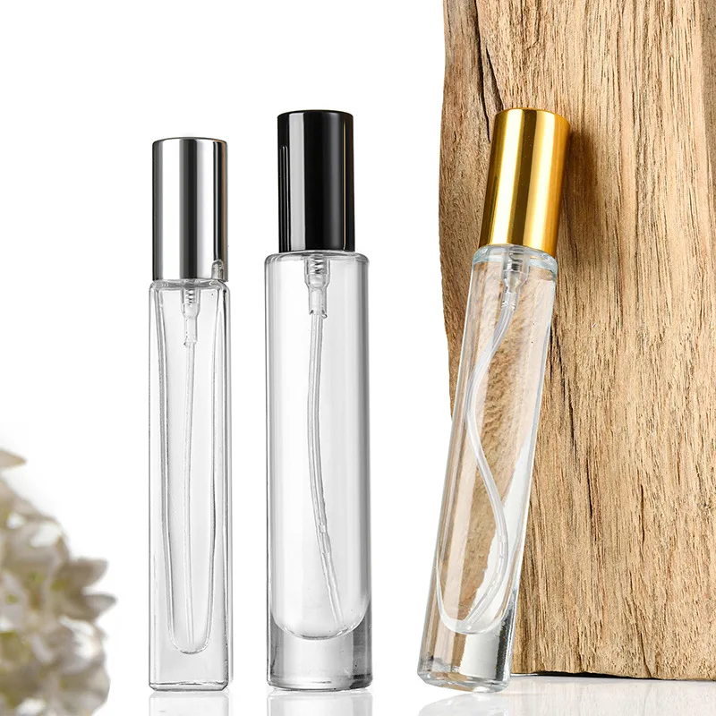  Mini 10ml 15ml Decant Perfume Bottle Easy Crimpless Parfum Glass Bottle Crimp Glass Spray Bottle