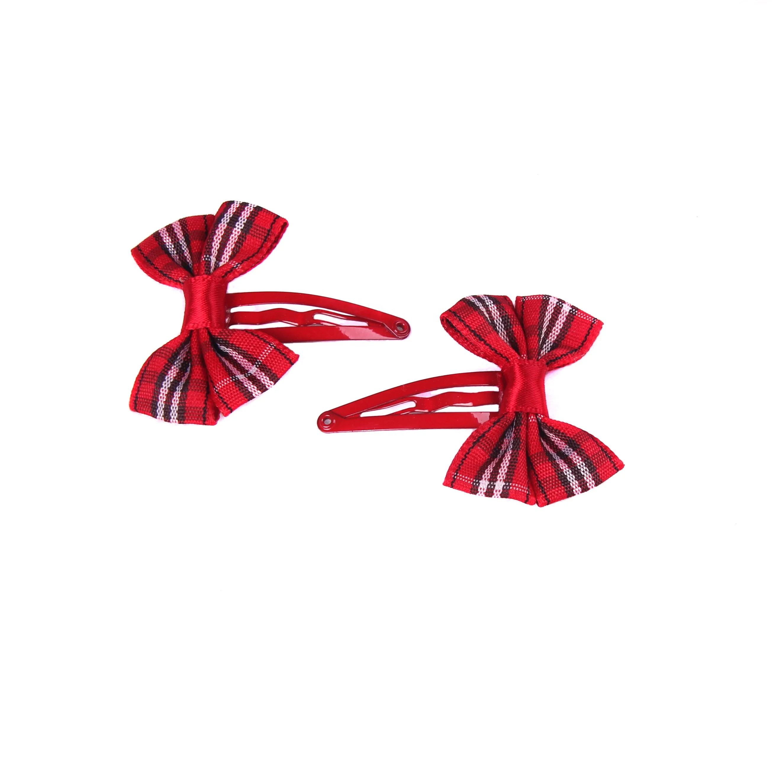 Модная декоративная заколка для волос с бантом из красной ленты шахматная заколки аксессуары