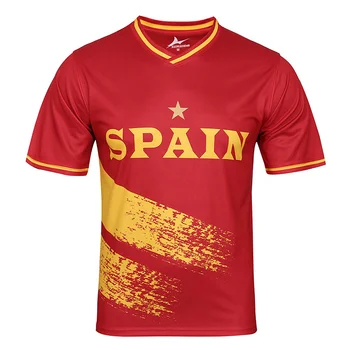 2024 European Fans' Men's Casual Short Sleeve Football Jersey Sportswear Soccer T-Shirt