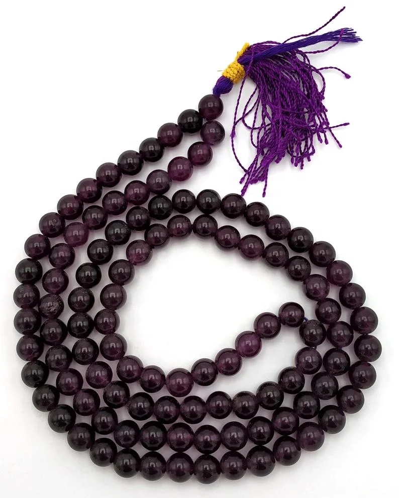 About Gemstones used in Mala Prayer Beads