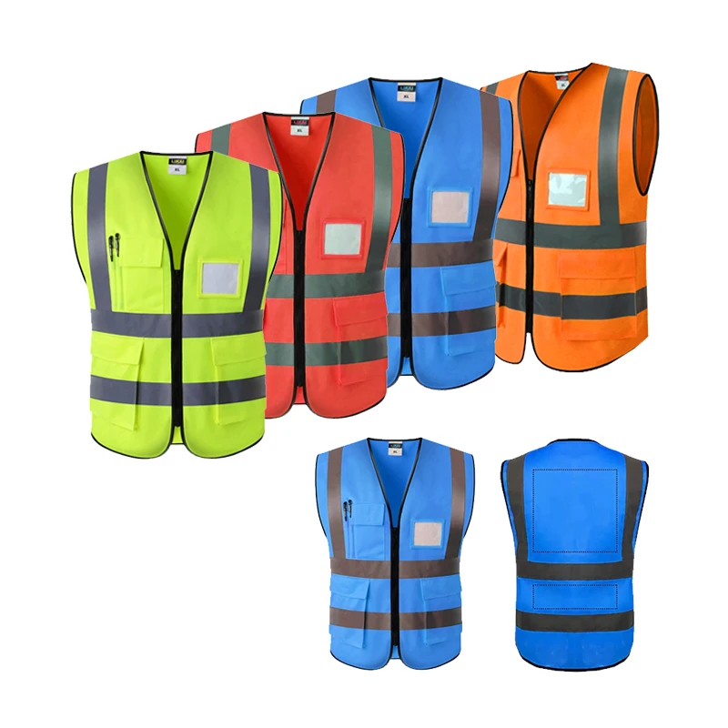 High Visibility Reflective Safety Jacket Waterproof Customizable