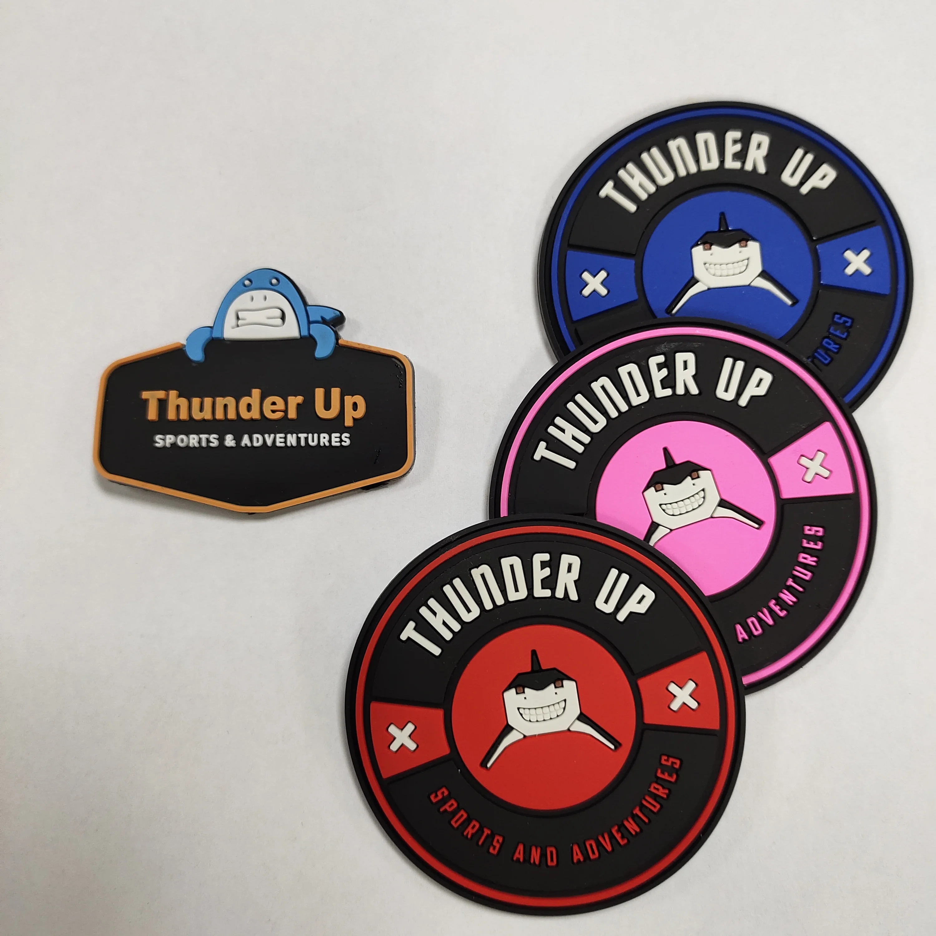 Custom Pvc Patches with 3M Sticker Custom 3D logo Atypia Rubber Patch