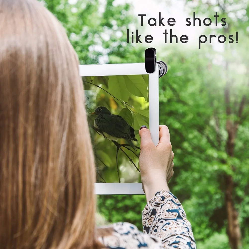 Универсальный телескоп для сотового телефона телеобъектив камеры 8-кратный зум ручной зажим объектив камеры