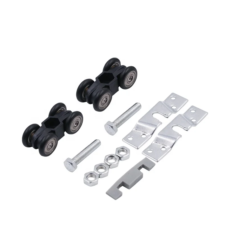 TEMAX TM327A Furniture Sliding Door Roller 4 Wheel Wardrobe Hanging Door Roller System