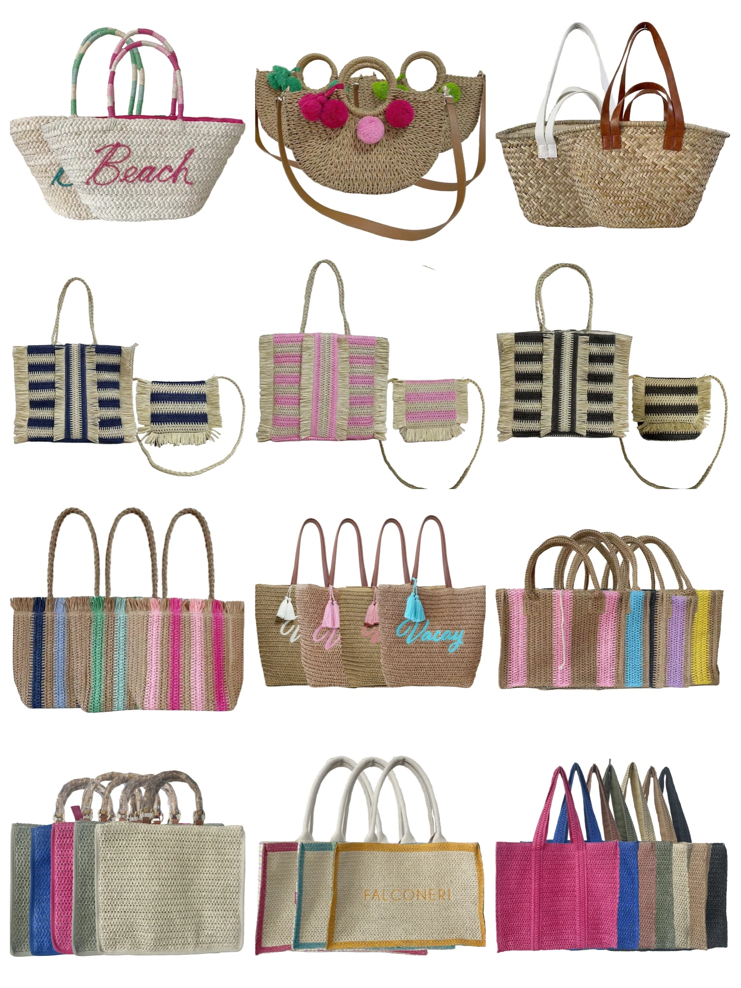 Wholesale Women Summer Canvas Tote Bag Ladies Print Anchor Canvas Tote