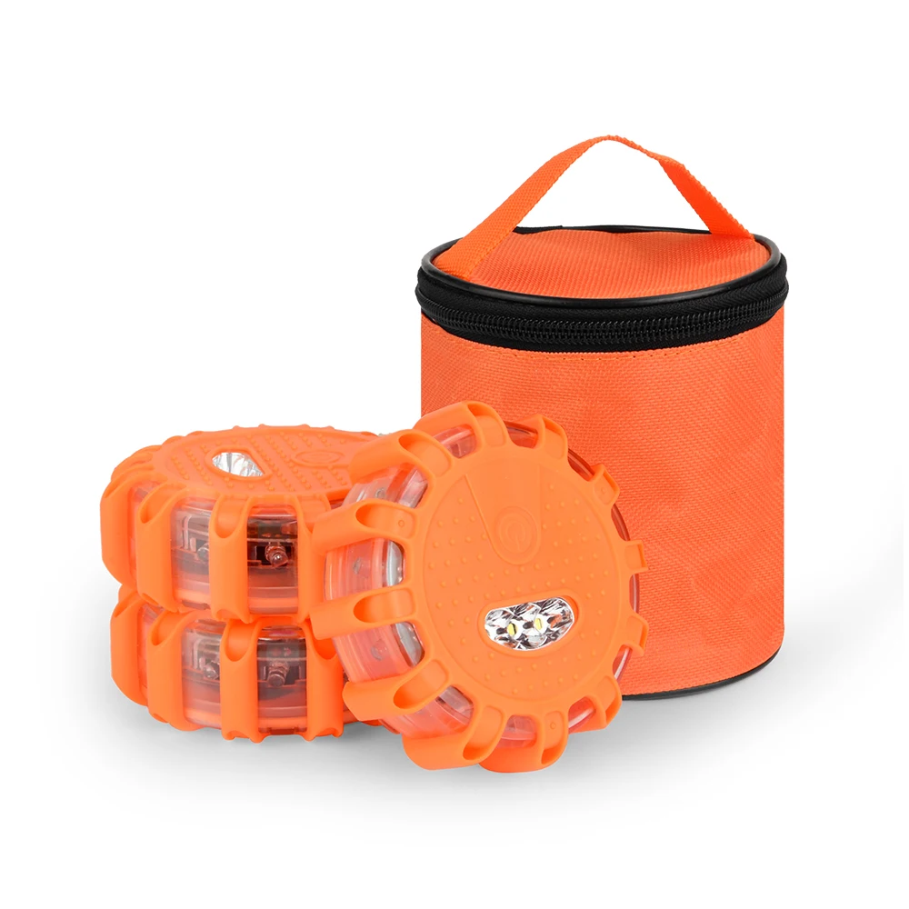 Водонепроницаемый аварийный дисковый маячок, автомобильная магнитная лампа, мигающий предупредительный светодиодный рабочий свет