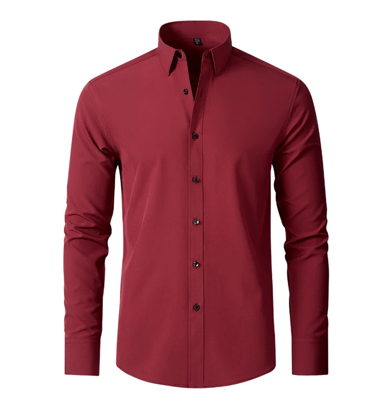 Oem/odm Designed Mens Dress Shirt Cotton With Long Sleeve Cheap Price