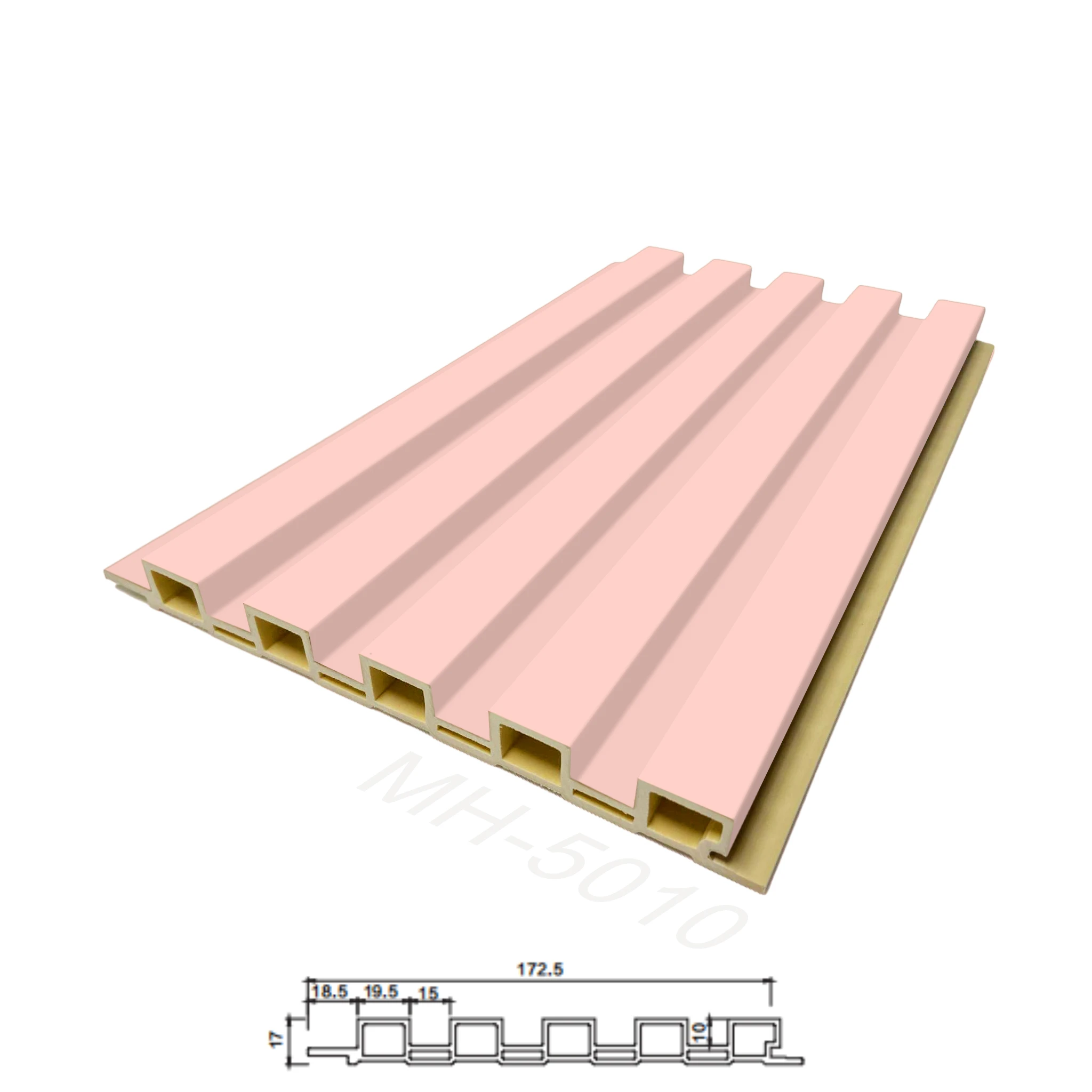 Pvc Cladding Wall Panel Luxury Laminate Interior Grating D Wpc Wallboard For Decorative Wood