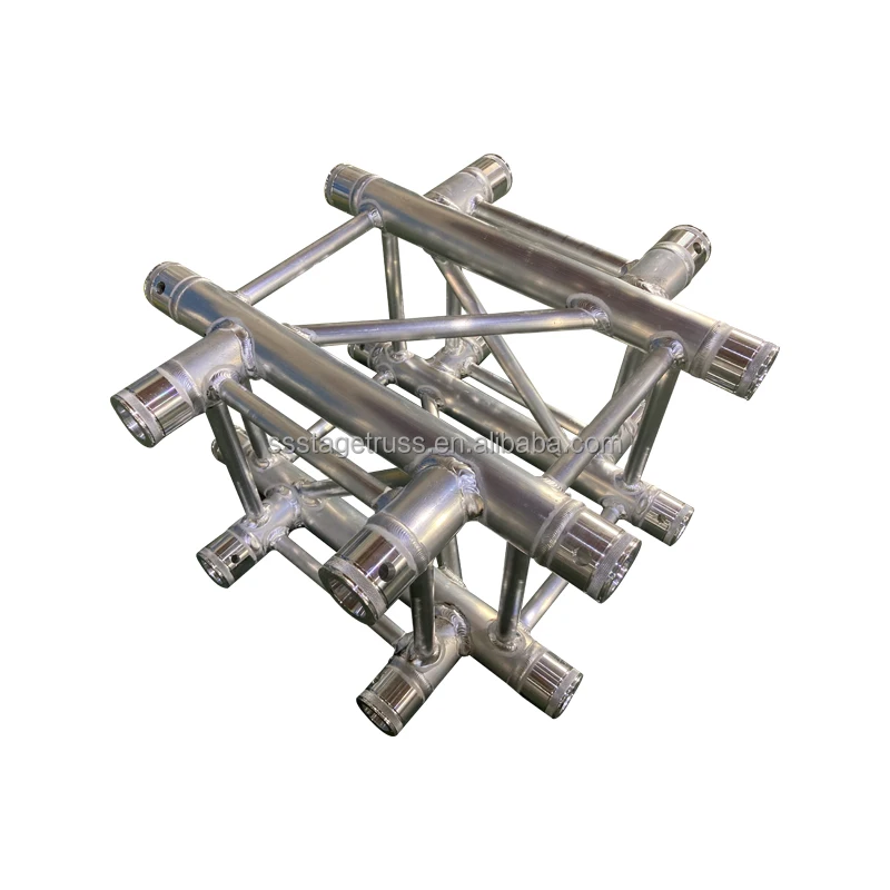 product 290mm aluminum alloy spigot truss 4 way cross corner truss corner truss lifting tower lighting stage connection accessories-6