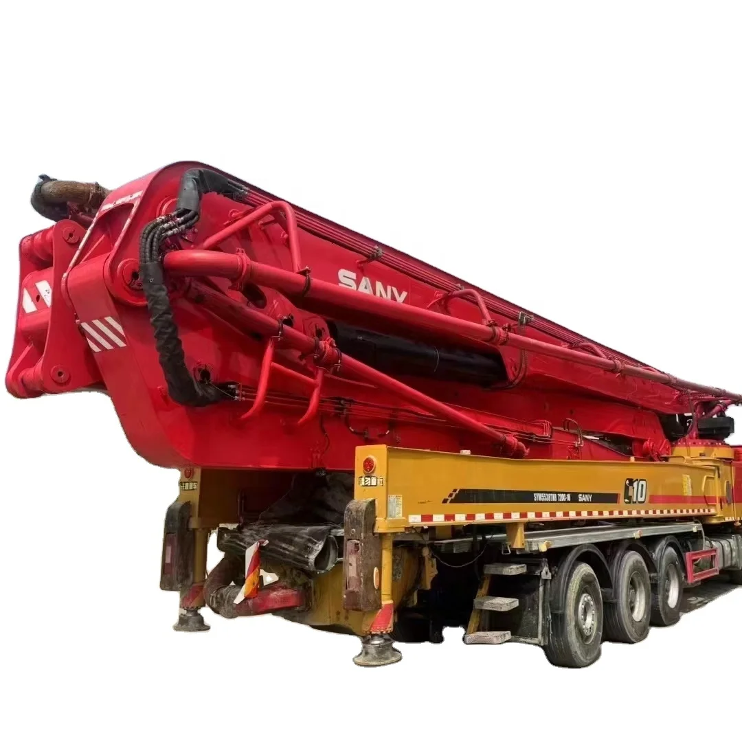 Good Condition Hot Selling  Used SANY 67 Meters Concrete Pump Truck Cheap Price Concrete Pump Mixer