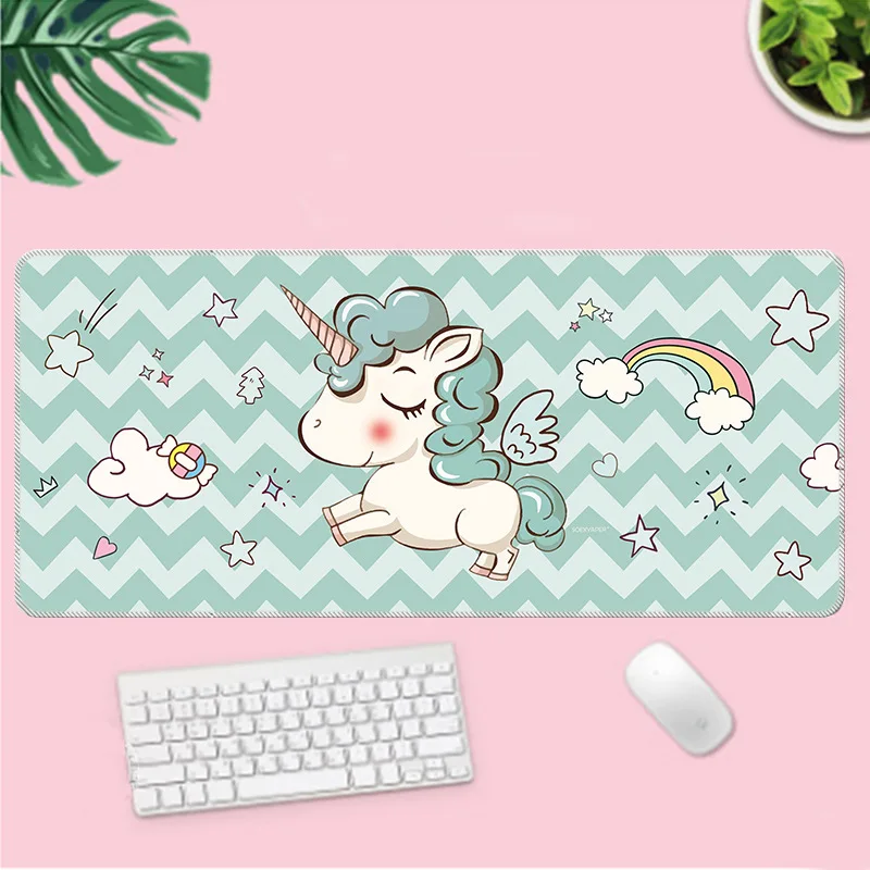 Пользовательский сублимационный принтер аниме мультфильм 900X400 прошитый геймерский коврик для мыши