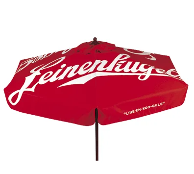 Easy Open 8 Feet Steel Frame Promotional Budweiser Outdoor Sun and Rain Patio Umbrella with Custom Logo