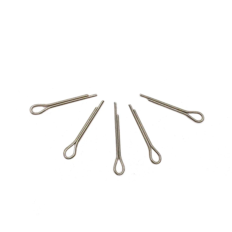 carbon steel DIn94 zinc plated split cotter pin 0.6 mm 0.8mm 1mm 1.2mm 1.6mm 2mm 2.5mm 3.2mm galvanized split cotter pins